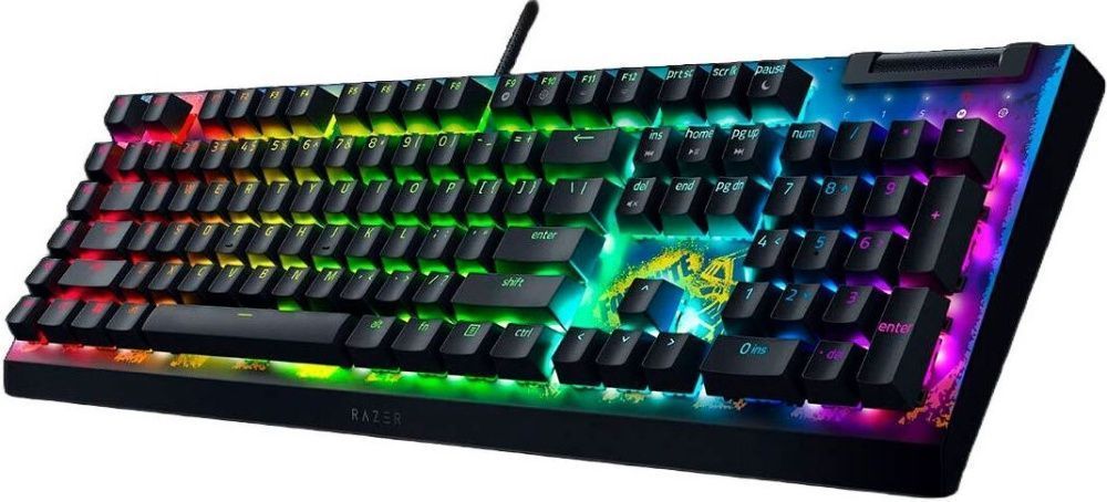 Игровая клавиатура Razer BlackWidow V4 X (Yellow Switch) - Fortnite Ed. - US Layout Razer BlackWidow V4 X RZ03-04703600-R3M1