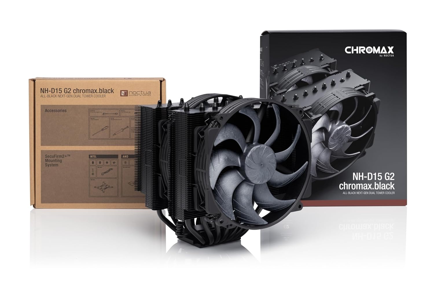 Кулер для процессора Noctua CPU Cooler NH-D15 G2 chromax.black Black