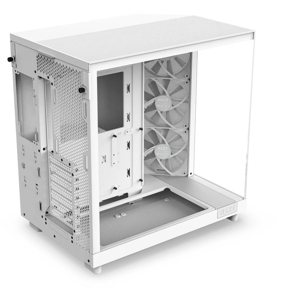 Корпус без блока питания NZXT H6 Flow CC-H61FW-01
