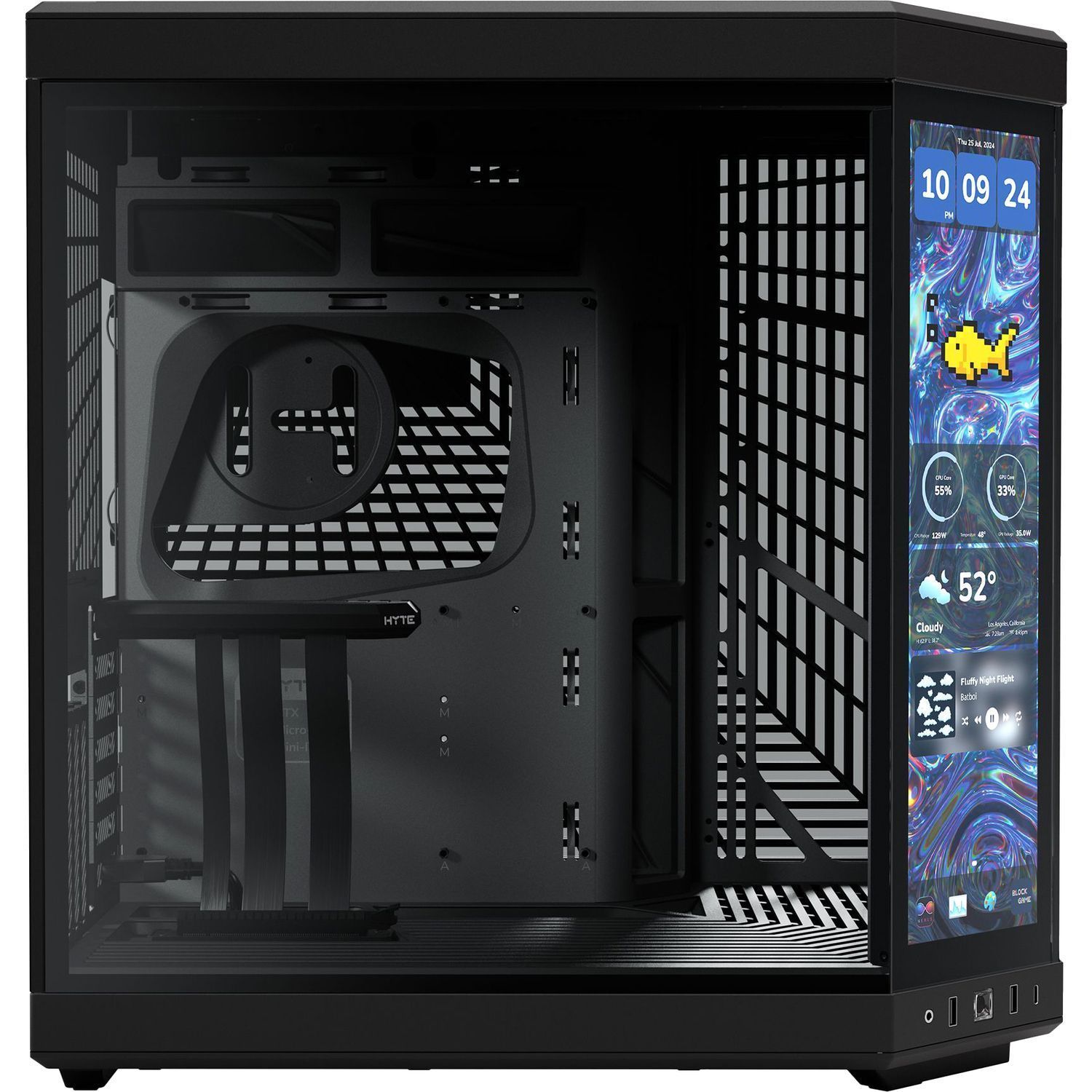 Корпус без блока питания HYTE Y70 Touch Infinite (CS-HYTE-Y70TTI-BB)