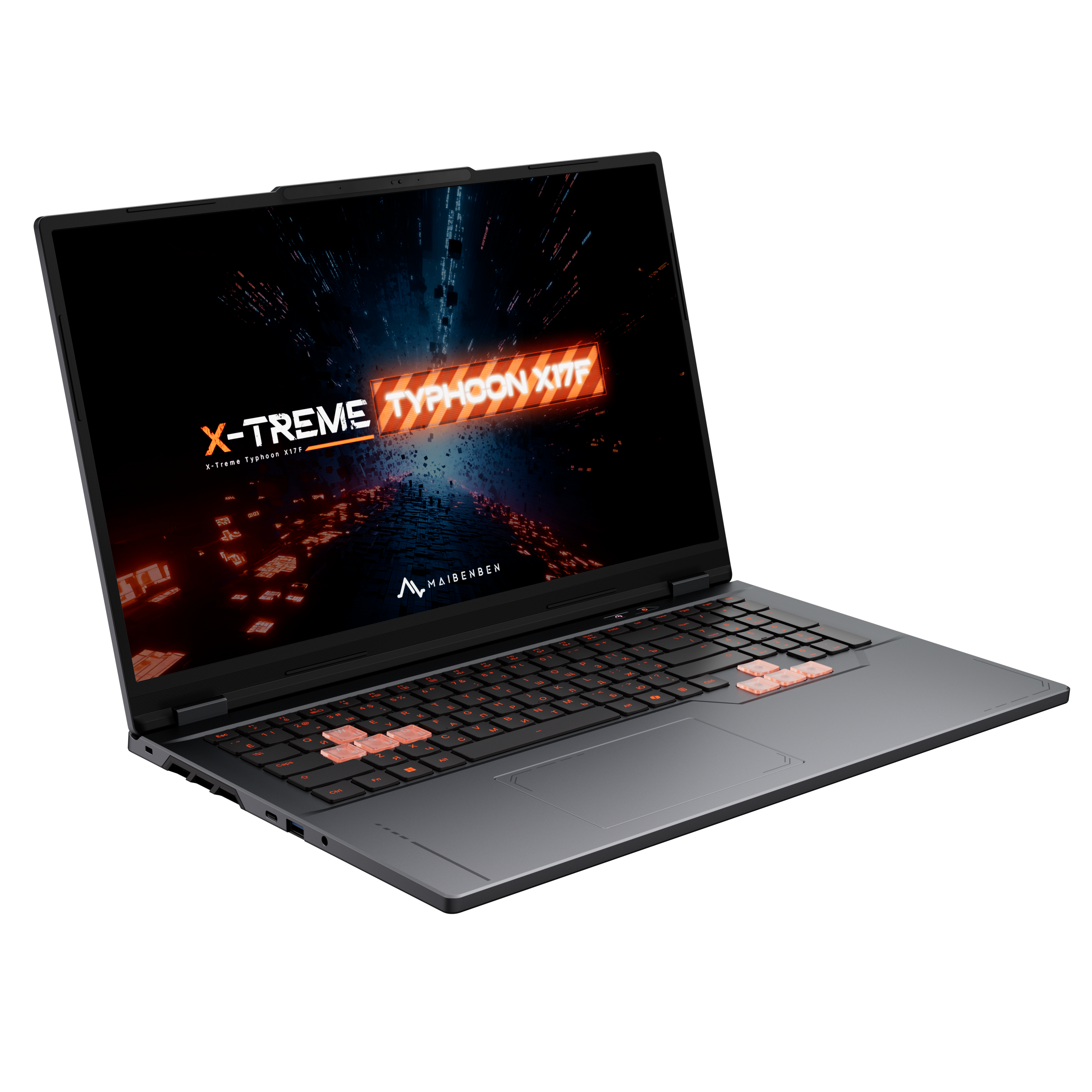 Ноутбук Maibenben Typhoon X17F-R98956 (X17F-R989560G34LG4E10)
