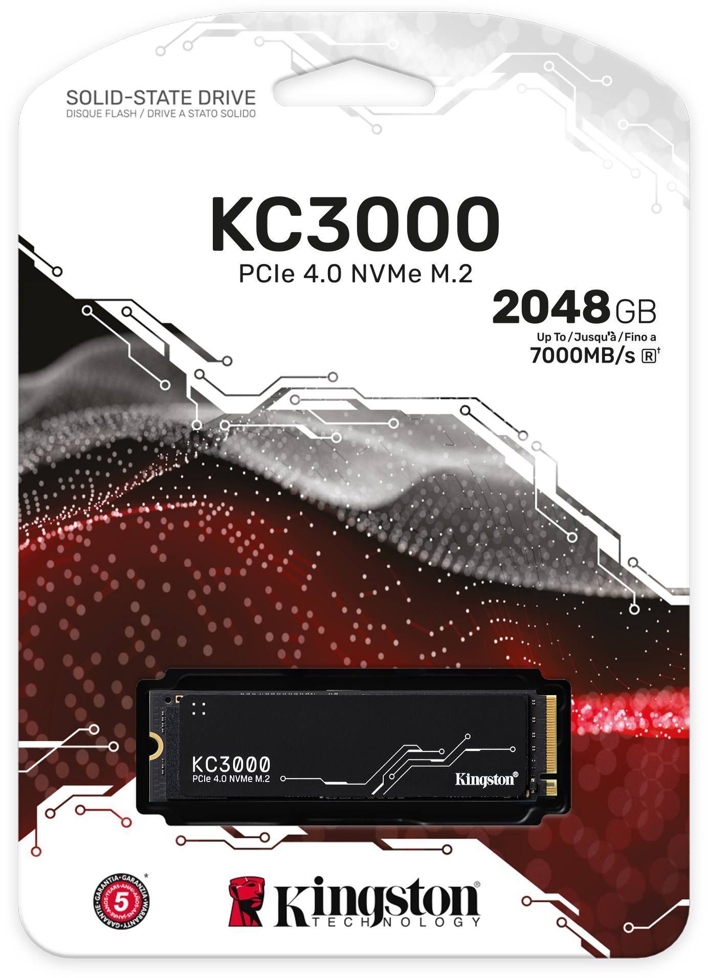 Твердотельный накопитель Kingston SSD KC3000 SKC3000D/2048G