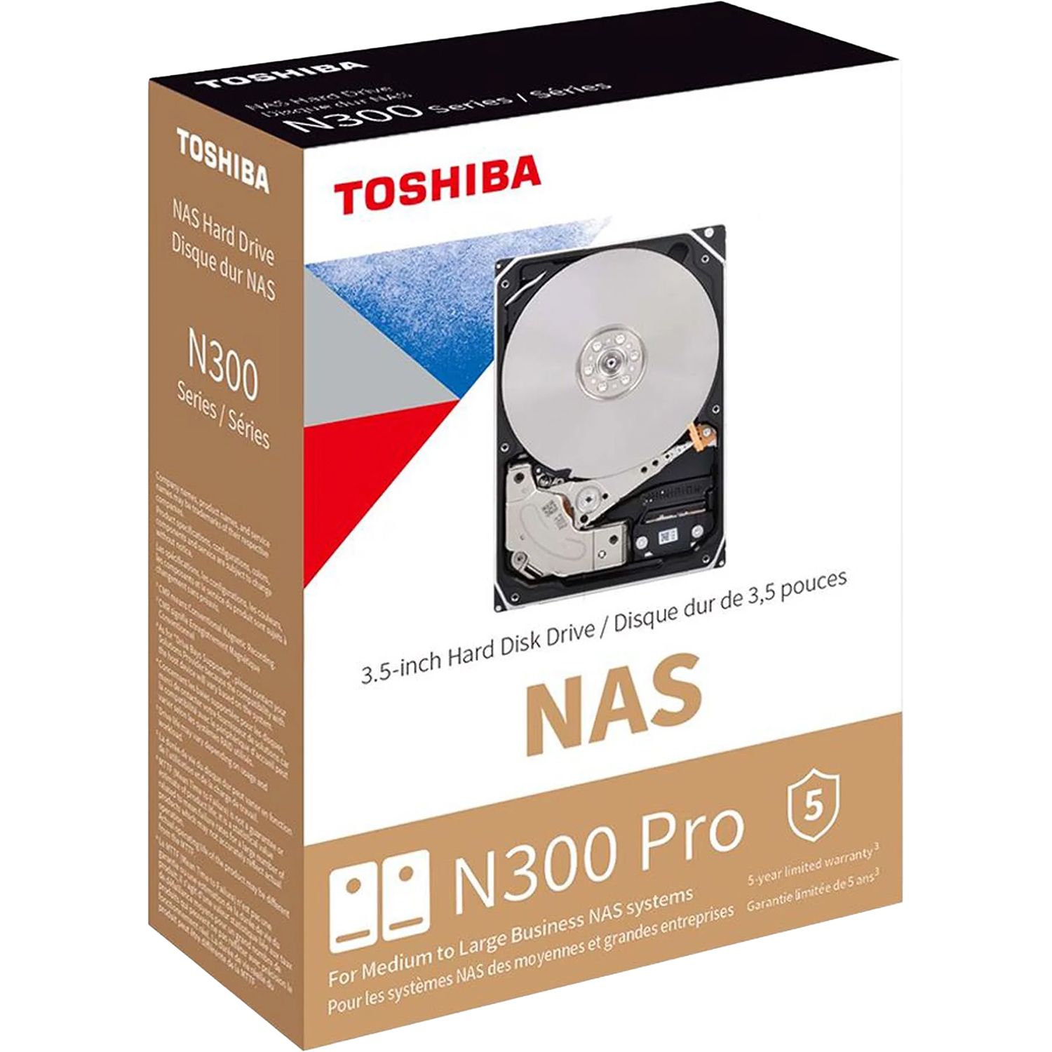 Жесткий диск Toshiba N300 Pro NAS 20Tb (HDWG62AXZSTB)