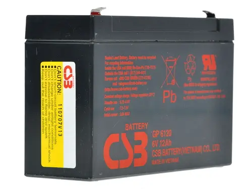 Аккумулятор CSB GP6120 (6V / 12 Ah, lead-acid)