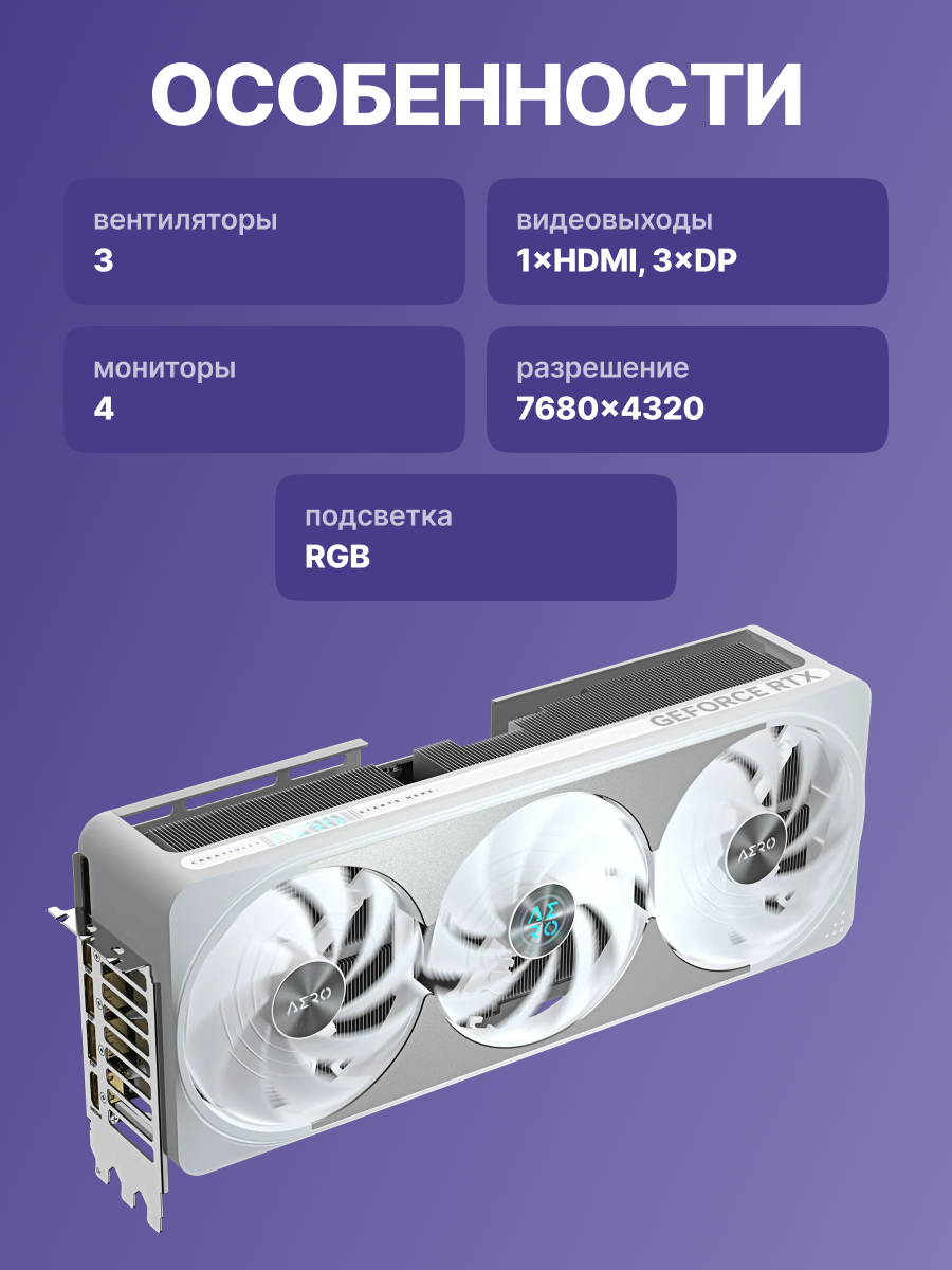 Видеокарта GIGABYTE GV-N507TAERO OC-16GD