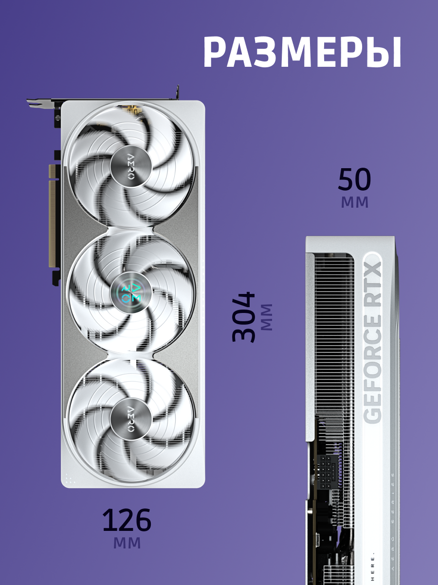 Видеокарта GIGABYTE GV-N5080AERO OC-16GD